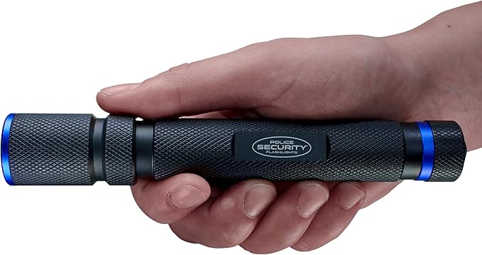 Police Security | Pentacle Flashlight | Ultra Bright and Ultra Lightweight | Slide Focus