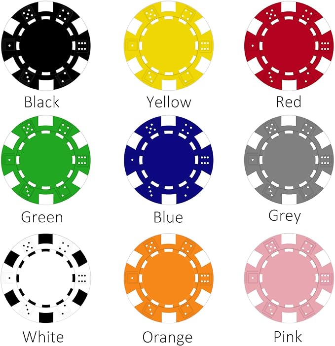 50 Custom Poker Chips,Personalized with Your Logo Image or Text,11.5g Clay Casino Chips for Events
