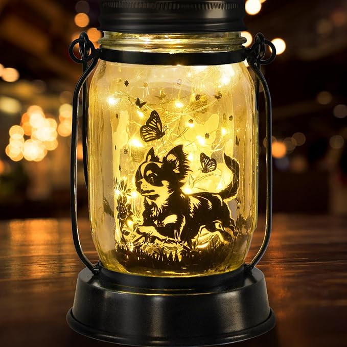 Chihuahua Gifts for Women/Men Chihuahua Solar Lanterns Dog Mom Birthday Dog Lovers Lantern Pet loss