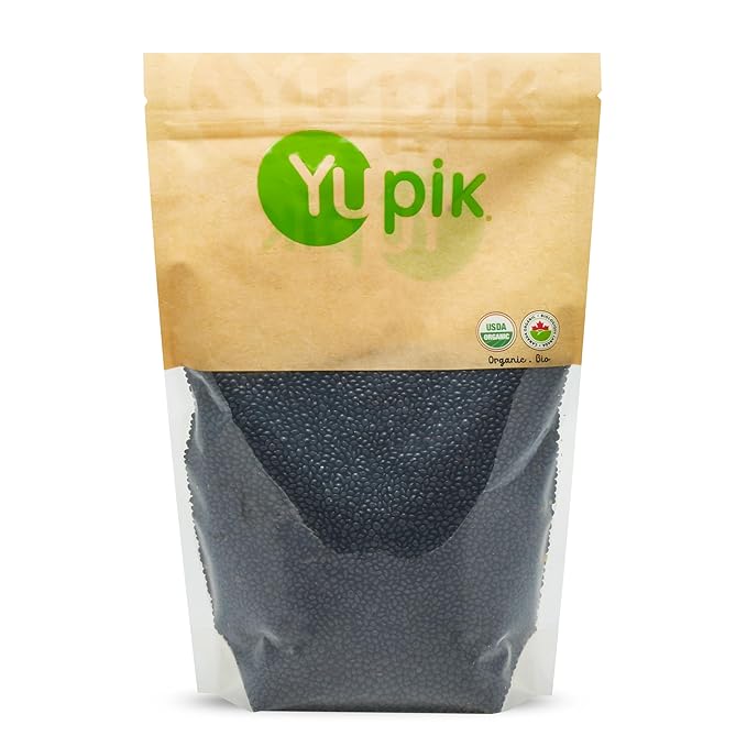 Yupik Organic Black Beluga Lentils, 2.2 lb (35.3 oz), Non-GMO, Vegan, Gluten-Free, Kosher, Raw