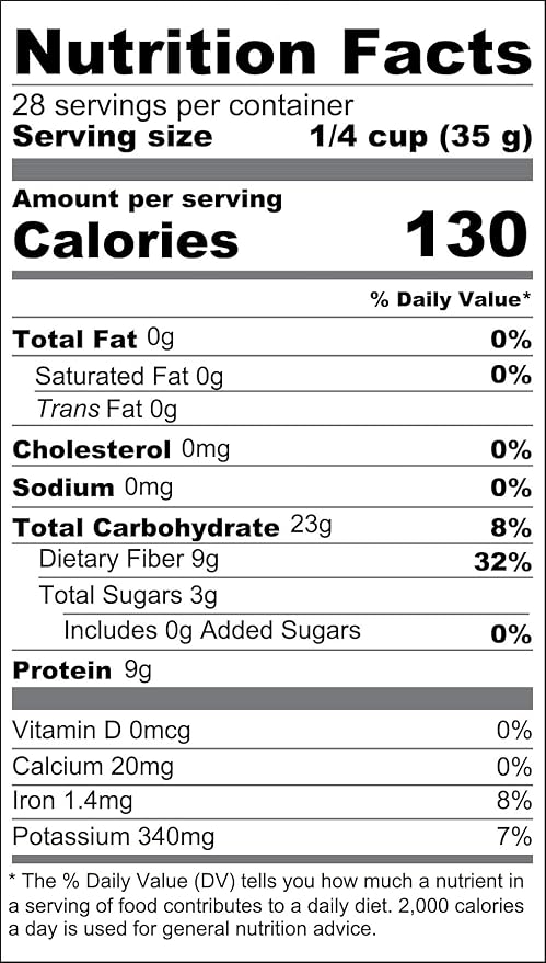 Yupik Organic Split Green Peas, 2.2 lb, Non-GMO, Vegan, Gluten-Free, Pack of 1