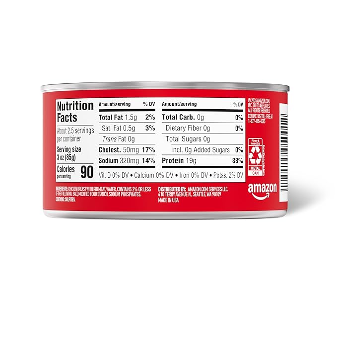 Amazon Saver, Chunk Chicken Breast, 12.5 Oz
