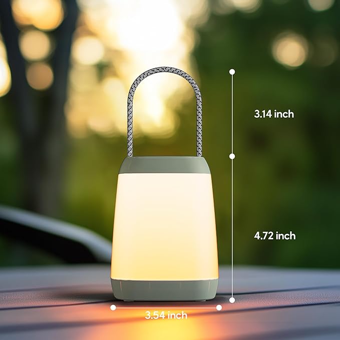 2 Pack LED Camping Lights, Battery Powered LED Camping Lantern with 3 Modes, Portable Night Light
