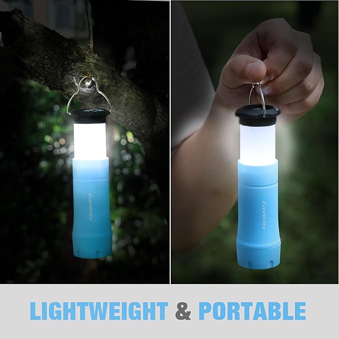 EverBrite 2-in-1 Mini Lanterns and Flashlights, Zoomable Flashlight Lantern Combo with 3 Modes