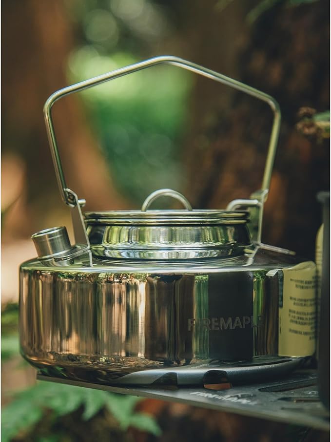 Fire-Maple Antarcti Portable 0.6 Liter Lightweight Stainless Steel Camping Kettle | Durable and