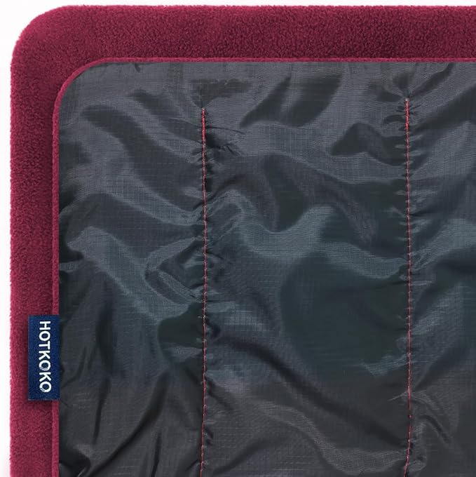 Waterproof Stadium Blanket, Soft Warm Fleece Camping Blanket Wearable Camp Blanket for Outdoor