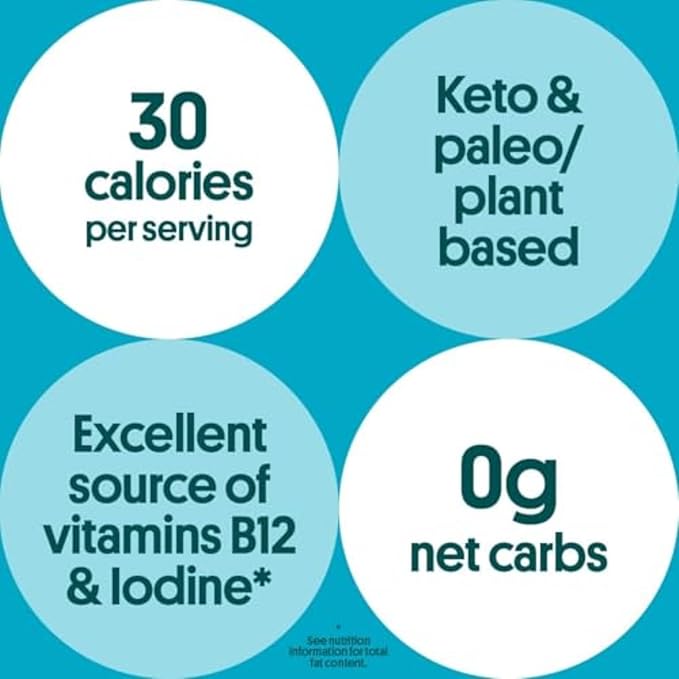 Gimme Seaweed Organic Premium Roasted Seaweed Snacks, Sea Salt, 6 Count, Keto, Vegan, Gluten-Free