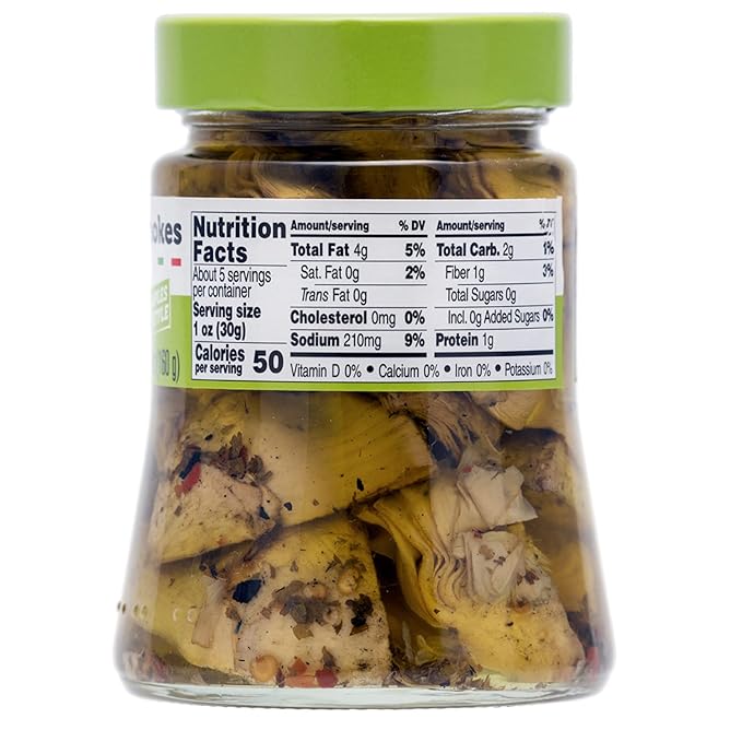 FRATELLI D'AMICO - Chargrilled Artichokes, Quartered in Oil, Grilled, Naples Style, 9.9oz (280g)