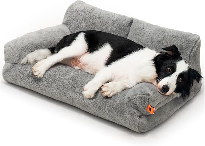 MEWOOFUN Cat Bed for Indoor Cats, Washable Dog Beds for Small Medium Dogs & Cats, Fluffy Cat Couch