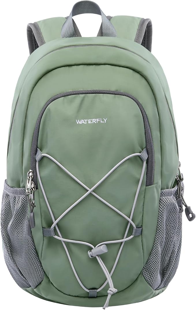 WATERFLY 12L Small Hiking Backpack: Day Pack Lightweight Travel Bag Camping Fitness Cycling Outdoor