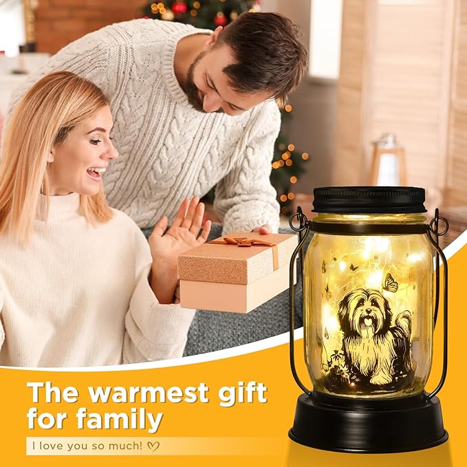 kyoryuger Shih Tzu Gifts for Women/Men Shih Tzu Solar Lanterns Dog Mom Birthday Dog Lovers Lantern