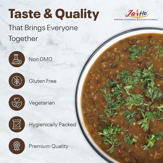 Jai Ho Certified Organic Kabuli Chana Garbanzo Beans 4 lb | Chickpeas Lentils | Indian Kabuli Chole