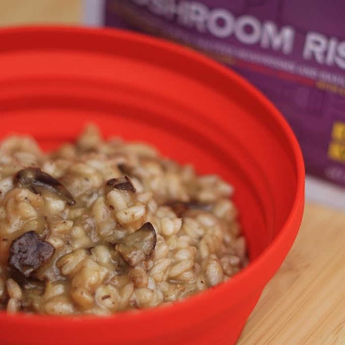 GOOD TO-GO Mushroom Risotto | Camping Food, Backpacking Food | Just Add Water Meals, Backpacking