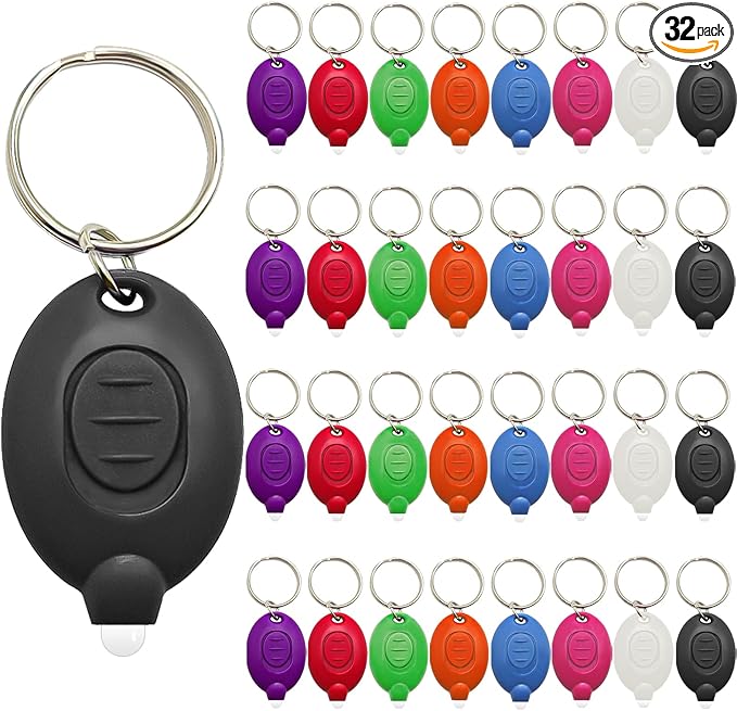 Mini LED Keychain Flashlights Ultra Bright Keychain Flashlight Bulk, Compact and Lightweight Micro