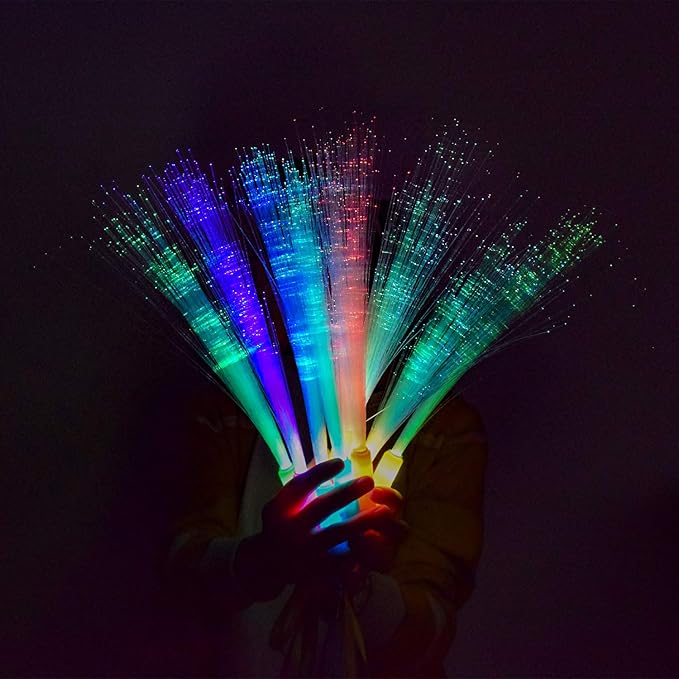 M.best 72pcs Glow Sticks Party Supplies, 3 Modes Colorful Flashing LED Light Up Glow Wands Sticks