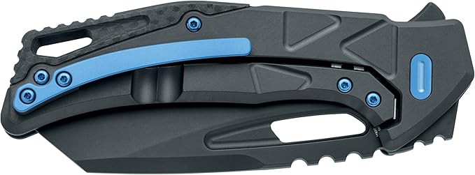 Fox Knives Chronos FX-552 AL Premium Folding Knife 3.54in CPM MagnaCut Steel Blade, Reverse Tanto