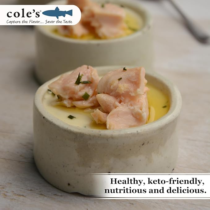 Cole's Patagonian Smoked Salmon Fillet w/Lemon & Dill in Extra Virgin Olive Oil | 3.2 oz
