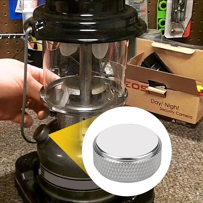 Filler Cap Lantern, Compatible with Replacement Parts for Coleman Lanterns and Stoves – Brass