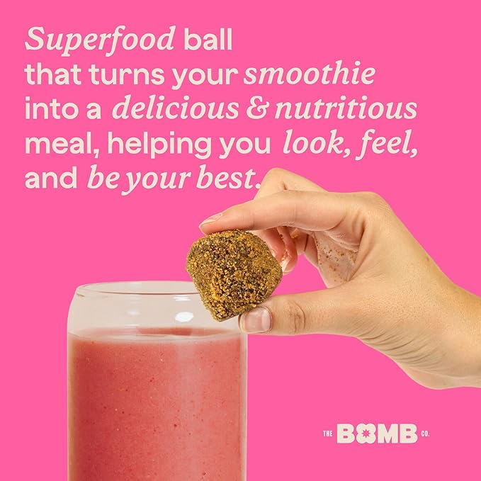 The Bomb Co. Blender Bomb, The OG, Superfood Smoothie Mix with Chia Seeds, Hemp Seeds, Flax Seeds