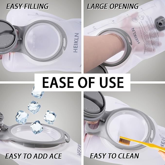 Hydration Bladder 1.5L-2L-3L,Leak Proof Water Reservoir, BPA Free Military Water Storage Bladder