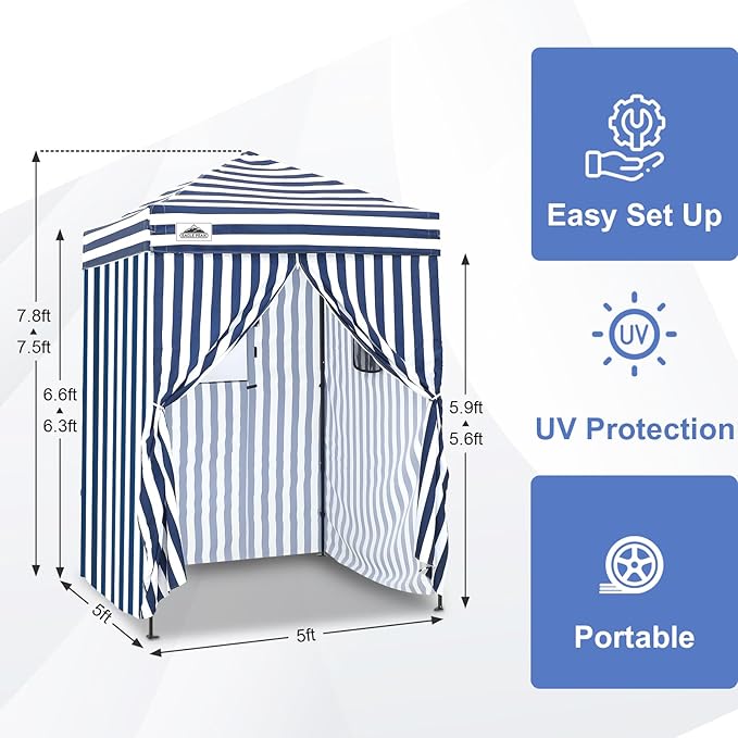 EAGLE PEAK EAGLE PEAK Flex Ultra Compact Pop-up Canopy, Sun Shelter, Changing Room, Portable