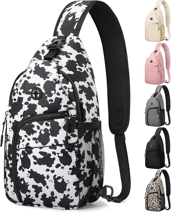 Crossbody Bags for Women Man Waterproof Sling Bag Backpack Trendy Casual Cross Body Bag with
