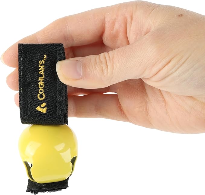 Coghlan's Magnetic Bear Bell with Silencer, Yellow ??Outdoor Safety for Hiking, Camping, and