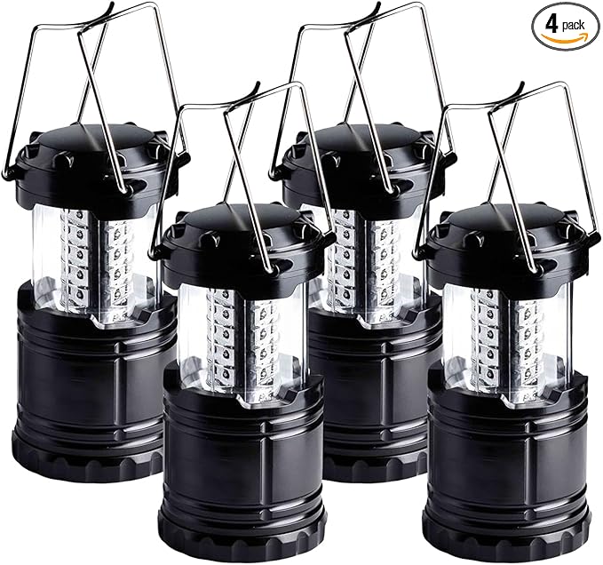 Lantern Collapsible Camping Light, Battery Operated Lanterns LED Super Bright for Power Outages