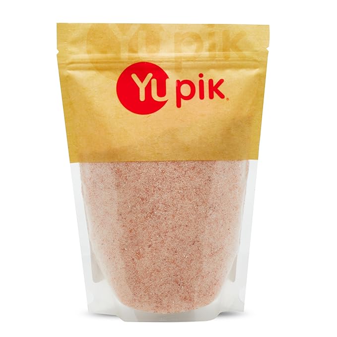 Yupik Himalayan Pink Salt, Crystals, 2.2 lb, Kosher, Gluten-Free, Mineral-Rich, Natural Flavor, For