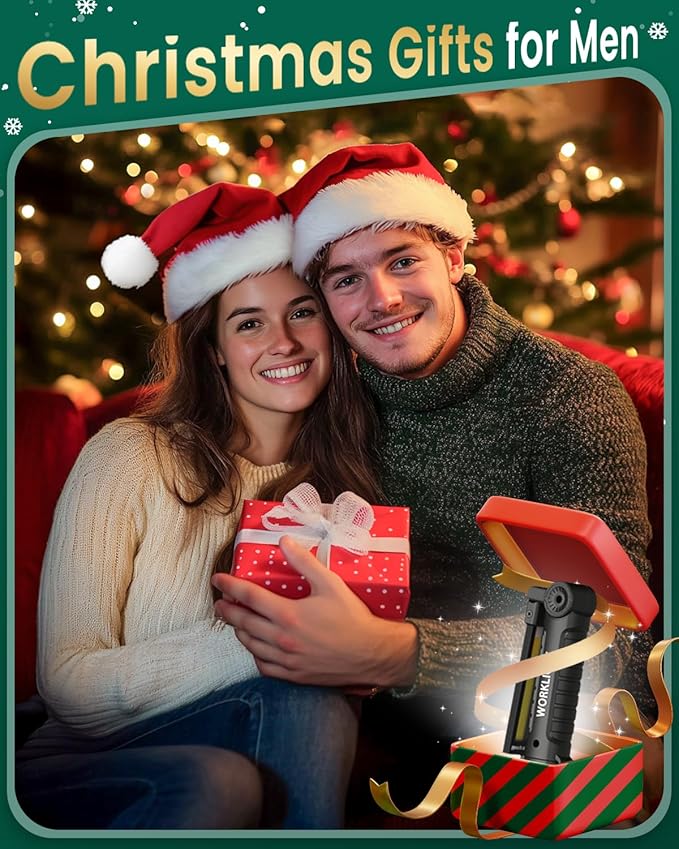 Coquimbo Christmas Stocking Stuffers White Elephant Gifts for Adults Men Him Dad, Rechargeable LED