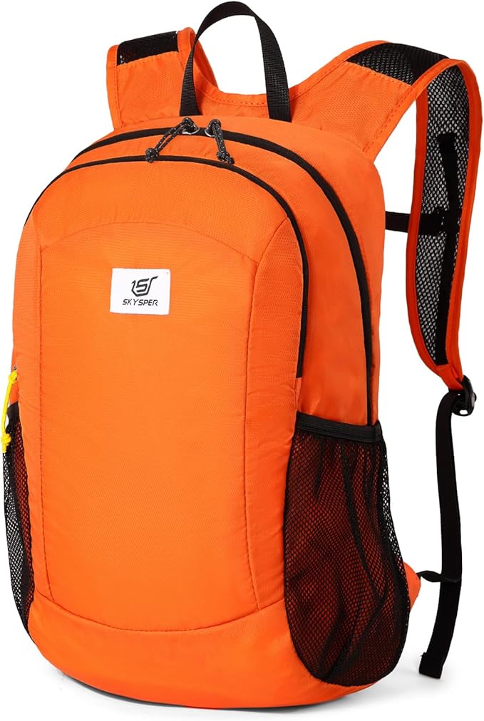 SKYSPER 16L Hiking Backpack Lightweight Small for Women Men, Foldable Packable Daypack - Travel