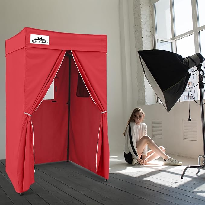EAGLE PEAK Flex Compact 4x4 Pop-up Canopy Changing Room, Portable Privacy Dressing Room for Indoor