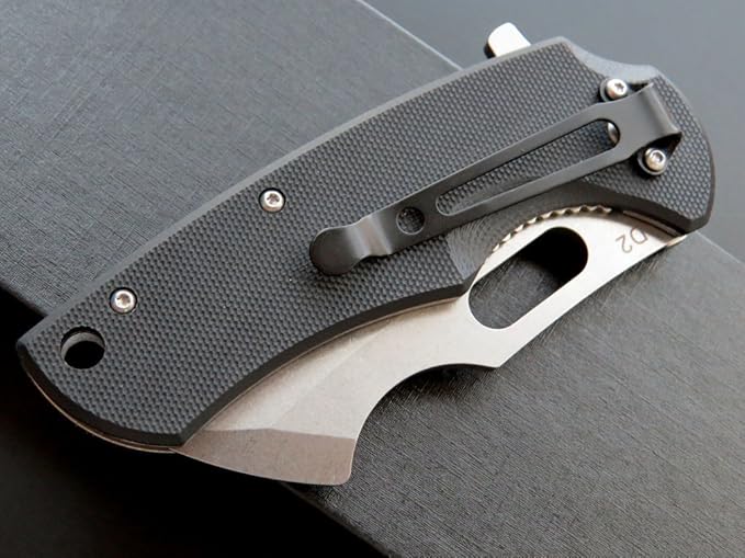 Eafengrow Pocket Knives D2 Blade and G10 Handle Folding Camping Knife Mini Outdoor Pocket Knife