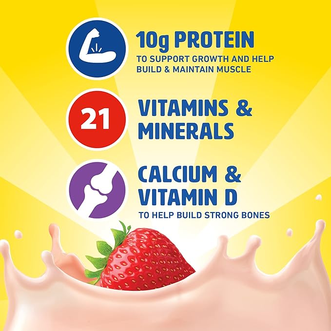 Carnation Breakfast Essentials Ready-to-Drink Creamy Strawberry, 8 FL OZ Carton,8 Fl Oz (Pack of 24)