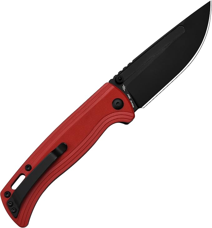 CJRB CUTLERY Pocket Knife Resource (J1932) Thumb Studs Folding Knife for Men Black PVD AR-RPM9