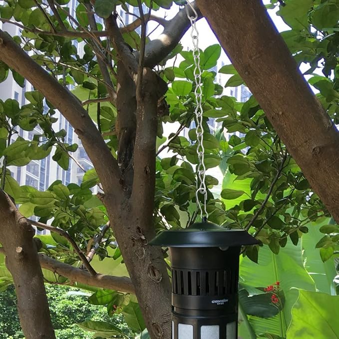 YINGFENG 10 Pack 9.5 Inch Silver Hanging Chains for Hanging Bird Feeders, Bird Houses, Planters