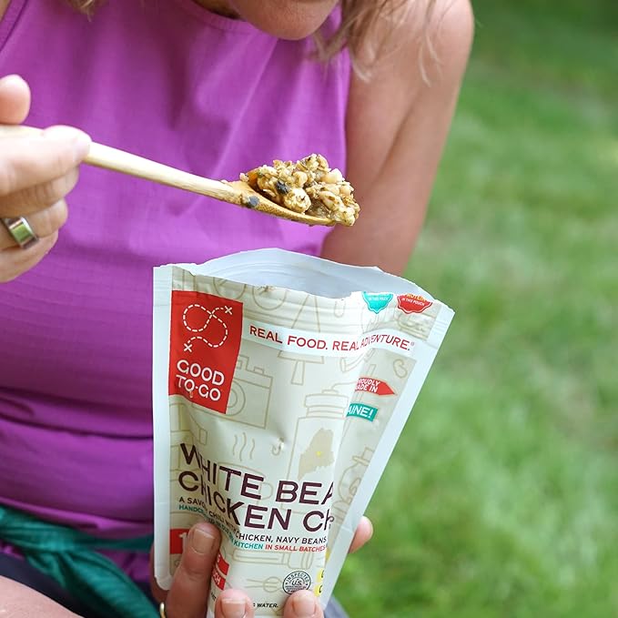 GOOD TO-GO White Bean Chicken Chili (Single Serving) | Camping & Backpacking Food | Just Add Water