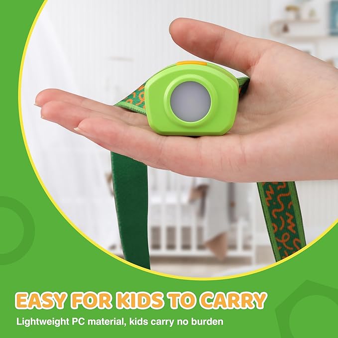 EverBrite LED Headlamp Rechargeable Kids Headlamp with RGB Mode and Adjustable Headband, 3 Modes