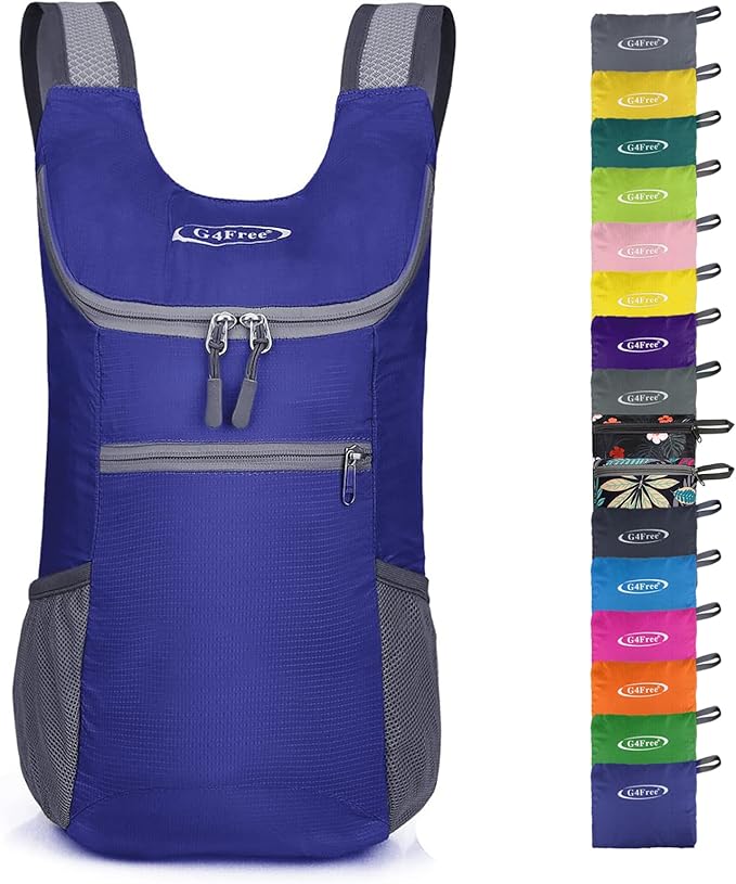 G4Free Lightweight Packable Hiking Backpack for Men Women Small Hiking Daypacks Foldable Shoulder