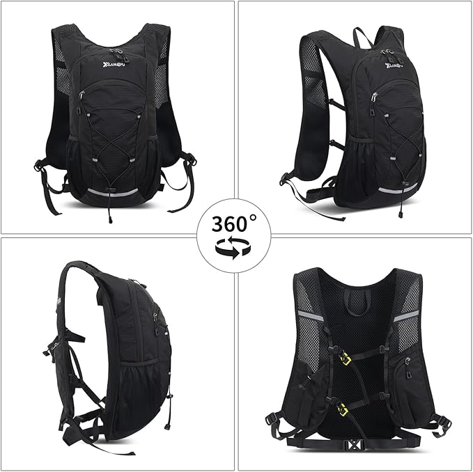 15L Small Hiking Backpack Lightweight Hydration Backpack for Men Women, Warterproof Hiking Daypack