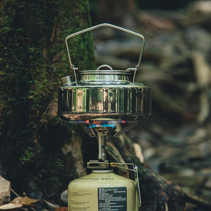 Fire-Maple Antarcti Portable 0.6 Liter Lightweight Stainless Steel Camping Kettle | Durable and