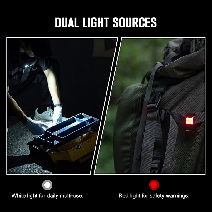 OLIGHT Oclip Rechargeable EDC Flashlight 300 Lumens Dual Sources Compact Pocket Clip Light