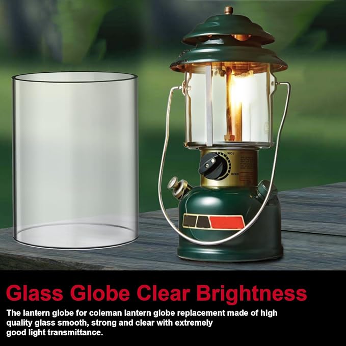 Lantern Glass Replacement for Coleman Lanterns Glass Globe Compatible with Coleman Propane Lantern