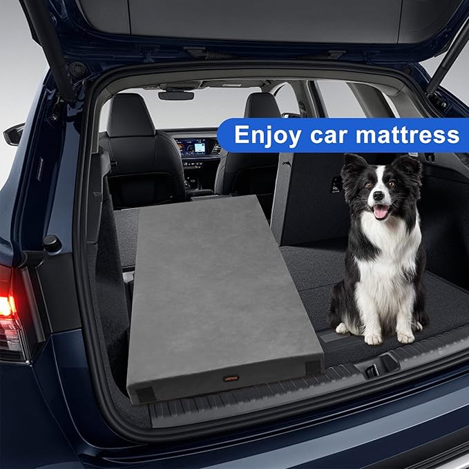 Memory Foam Camping Mattress pad, Comfortable Thick Floor Sleeping Mat for Adults with Waterproof