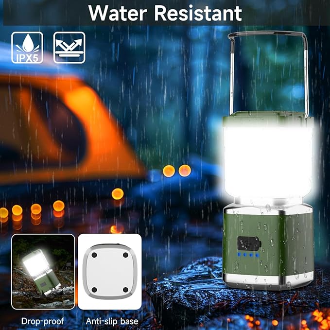 Camping Lantern 2 Pack Lanterns for Power Outages, LED Camping Lights for Tent Hanging, Camp Light