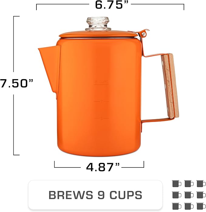 COLETTI Bozeman Camping Coffee Pot — Camping Coffee Makers, Coffee Percolator – America's Sleekest