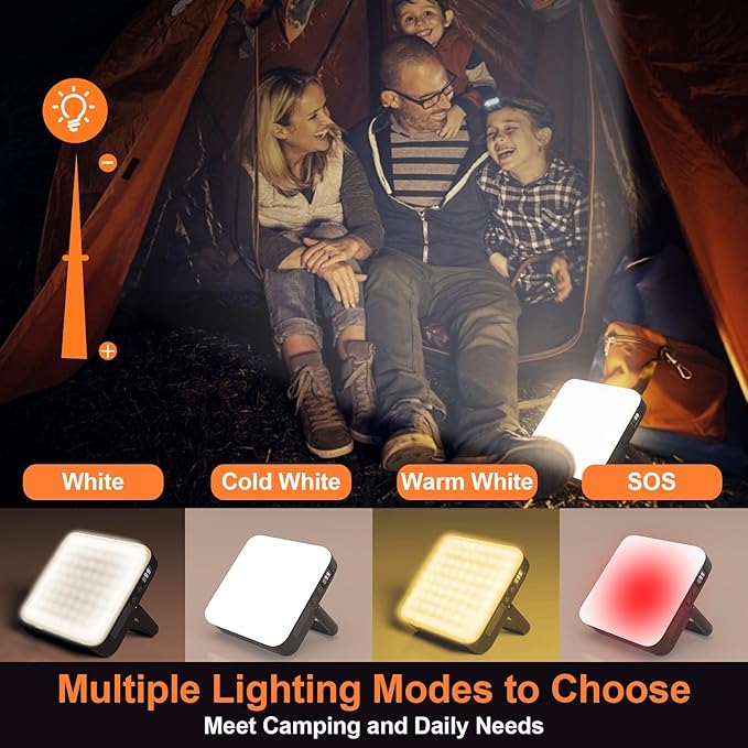 Camping Lantern 13500mAh, 4000LM Bright with 4 Light Modes & Magnetic, Rechargeable LED Camping
