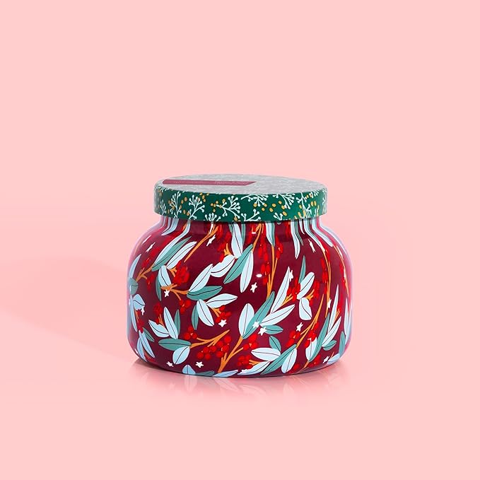 Capri Blue Pattern Play Signature Holiday Candle - Luxury Holiday Scented Candle for Home- Long