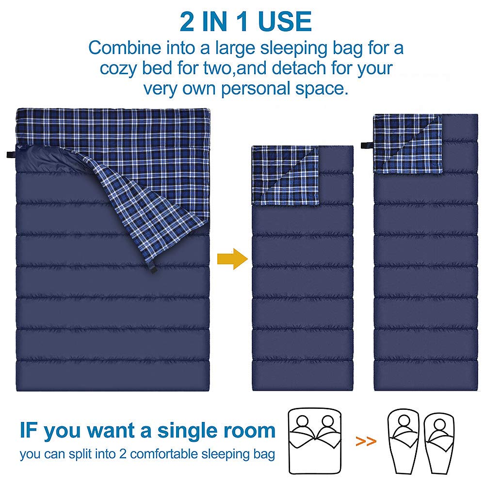 AGEMORE Sleeping Bag - Double, Waterproof - product view 4