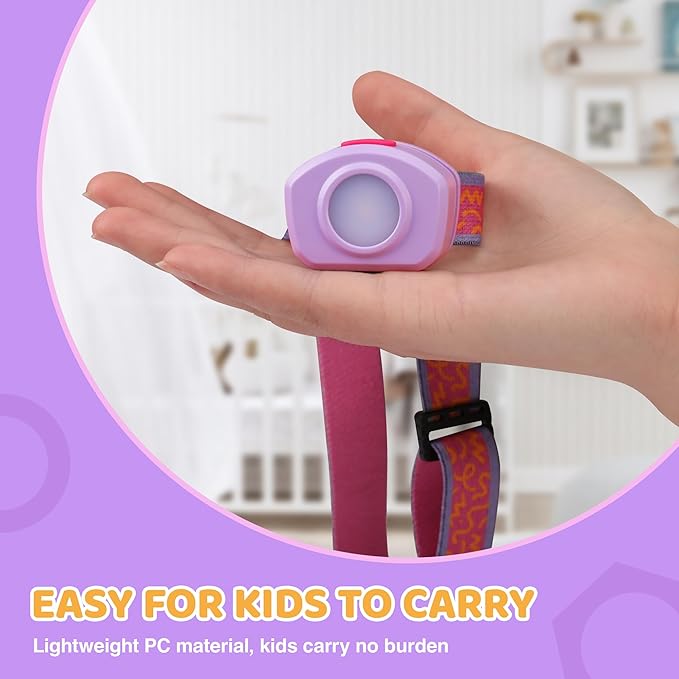 EverBrite LED Headlamp Rechargeable Kids Headlamp with RGB Mode and Adjustable Headband, 3 Modes